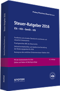 Abbildung von: Steuer-Ratgeber 2016 - Stollfuß