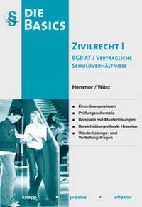 Bild vergrößern Bild: Skript Basics Zivilrecht I - Hemmer-Wüst