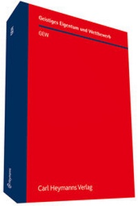 Abbildung von: Patentstrafrecht - Carl Heymanns Verlag
