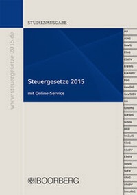 Abbildung von: Studienausgabe Steuergesetze 2015 - Boorberg