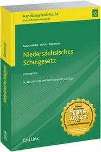 Abbildung von: Niedersächsisches Schulgesetz - Carl Link Verlag