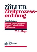 Cover: Zivilprozessordnung - Otto Schmidt Verlag