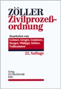 Cover: Zivilprozessordnung - Otto Schmidt Verlag