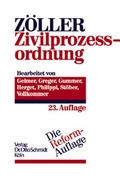 Cover: Zivilprozessordnung - Otto Schmidt Verlag