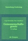 Cover: Genossenschaftsgesetz - De Gruyter