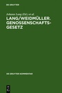 Cover: Genossenschaftsgesetz - De Gruyter