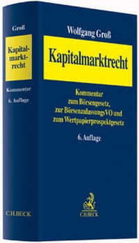Abbildung von: Kapitalmarktrecht - C.H.BECK