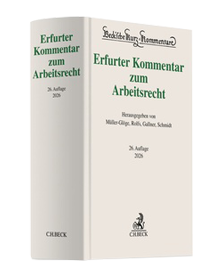 Link auf die Titeldetailseite von Erfurter Kommentar zum Arbeitsrecht