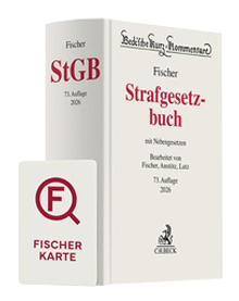 Link auf die Titeldetailseite von Fischer StGB Chat-Book 2026