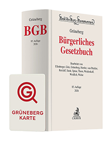 Link auf die Produktdetailseite zum BGB Kommentar Chat-Book 2026