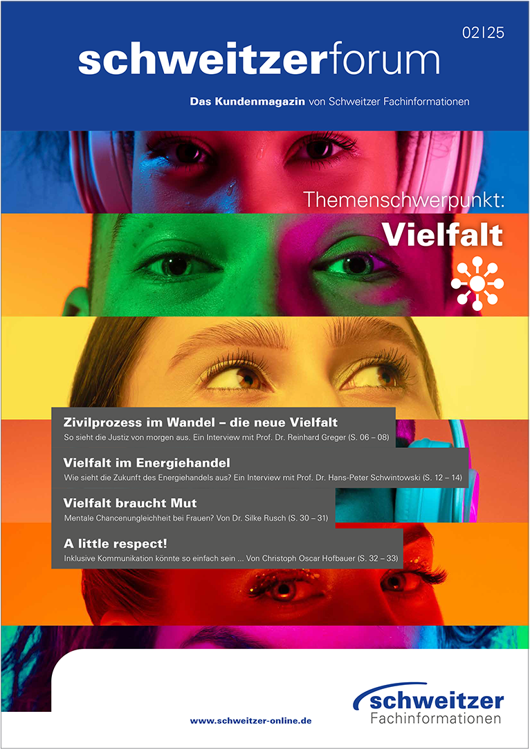 Link zum Download der PDF-Datei  Schweitzer Forum 2/2025