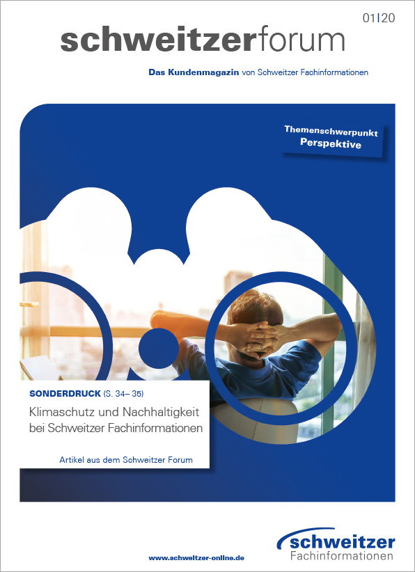 PDF-Download Sonderdruck Schweitzer Forum Klimaschutz und Nachhaltigkeit